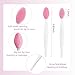 24 Pcs Silicone Lip Scrub Brush Exfoliator Tool, Double Sided Lip Scrubber for Men Women Gentle Exfoliating and Soft Cleaning, Lightening for Dark Lips (Pink, Green)