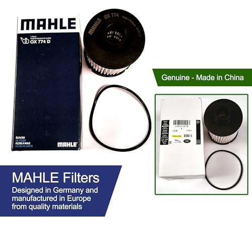 Complete Oil Change Kit Compatible with Land Rover LR4, Discovery 5 & Range Rover Sport & Full Size, Includes MAHLE Cartridge Oil Filter & Seal, 9 Quarts Genuine OE 0W-20 Oil & Reminder Cling - Thumbnail 6