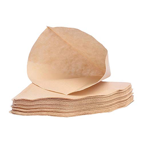Image of TGL Co. V60 Brown Coffee Filter Papers Size 02-100 Count | Bleach-Free Cone-Shaped Paper Filters | Natural Paper Filter for Pour Over & Drip Coffee Maker | Disposable, No Blowout Design