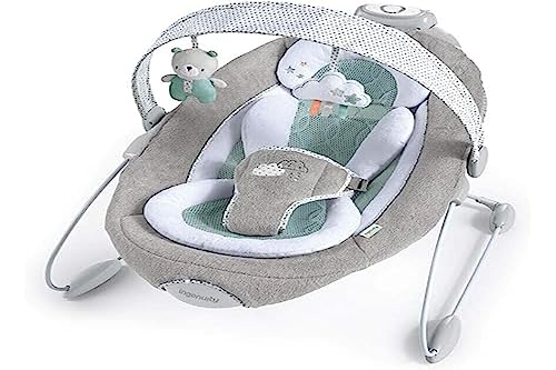 Image of Ity by Ingenuity Bouncity Bounce Vibrating Deluxe Baby Bouncer Seat, 0-6 Months Up to 20 lbs (Goji)