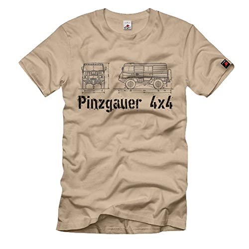 Pinzgauer 853 T-shirt 4 x 4 armée allemande beige grande taille