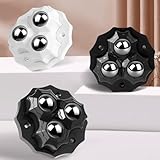 8 ruedas de bola para muebles y electrodomésticos de cocina, capacidad de carga de 100 kg, material ABS y acero inoxidable para un movimiento suave y seguro (blanco)