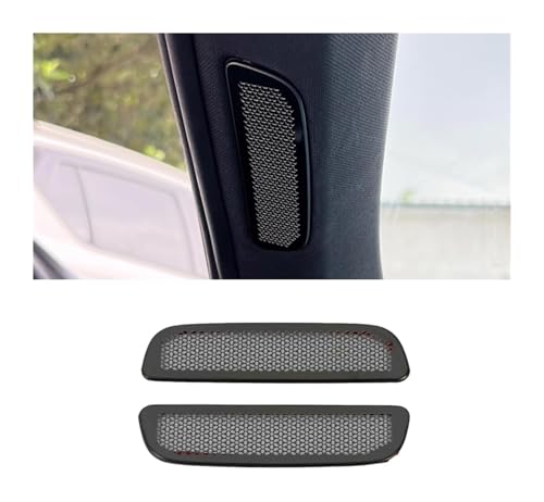 Cache-haut-parleur MG7 en acier inoxydable noir intérieur luxe