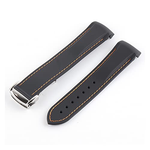 Bracelet de montre caoutchouc silicone incurvé 20mm 22mm compatible Huawei Honor