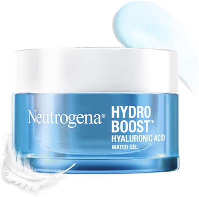 Hydro Boost Hyaluronic Acid Face Moisturizer 50ml | 24 hours long lasting Hydration | Oil free non sticky light water gel fast absorbing| Daily use | All Skin Types | For Men & Women 50g