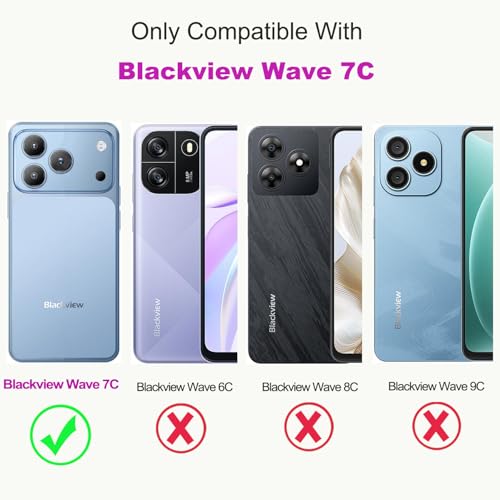 Coque Blackview Wave 7C protecteur écran béquille