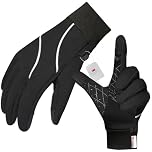 Origem Thermal Gloves Men Women, 3M Thinsulate Winter Gloves, Water Resistant Cycling Gloves, Anti Slip Touch Screen Gloves Liner for Runing Riding Walking Driving Outdoor