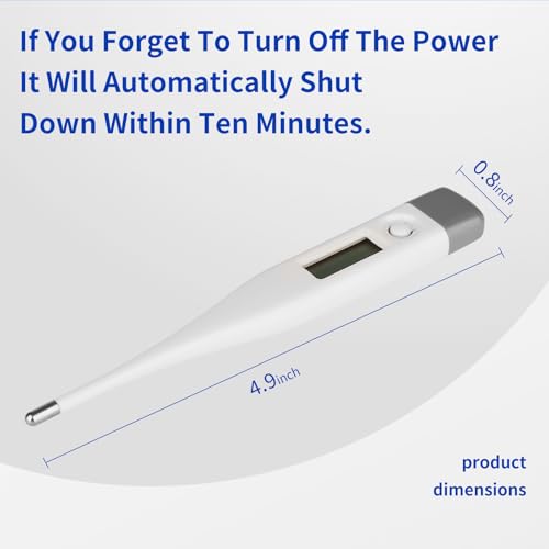 Image of Intelligent Digital Thermometer,LCD Display Screen,Fast Measurement,Suitable for Children and Adults,Easy to Maintain Cleanliness and Hygiene,Bringing Family Health,Grey