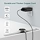 Oumida Ladekabel für Google Pixel Watch 2 Ladegerät, USB Ladestation Charger Cable Dock Kabel Nur für Google Pixel Watch 2 (Schwarz)