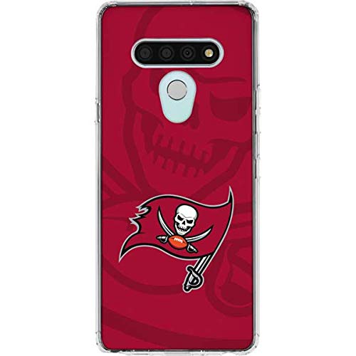 Skinit Clear Phone Case Compatible with LG Stylo 6 - Officially Licensed NFL Tampa Bay Buccaneers Double Vision Design
