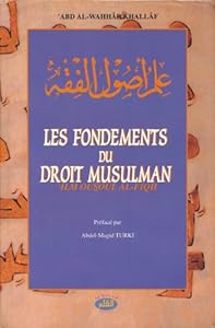 Couverture du livre de Fondements du Droit musulman (Les)