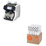 MUNBYN Money Counter Machine and Thermal Paper