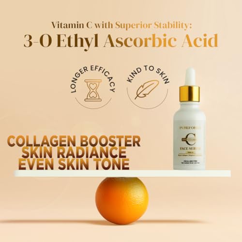 Image of 10% Vitamin C Face Serum with 3-O Ethyl ascorbic acid | Anti ageing & Skin Brightening properties | Suitable for all skin types | 30ml