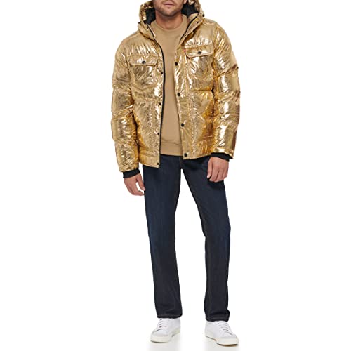 Image of Levi's Men's Performance Hooded Puffer Trucker Jacket (Regular & Big & Tall Sizes)
