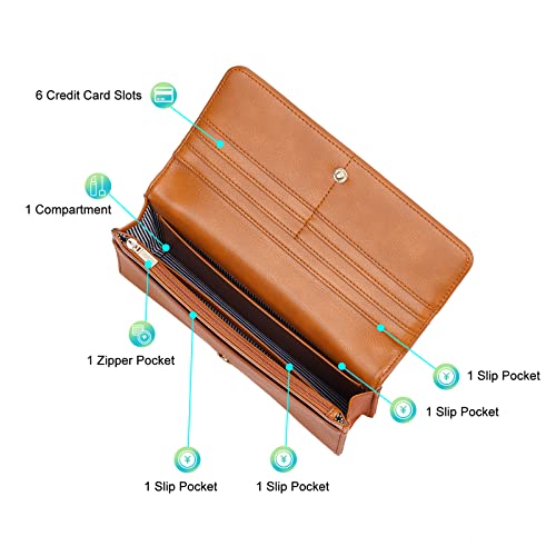 nuoku Crossbody Bag for Women, Phone Wallet Purses PU Leather Satchel, Small Shoulder Bags2