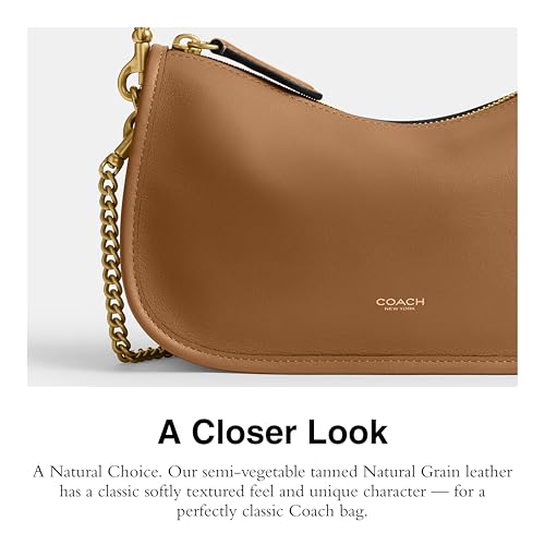 Image of Coach Women's Natural Grain Leather Waverly Bag