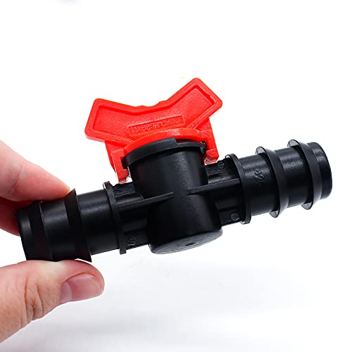 SHULLIN Pack of 6 PE Hose Valve Irrigation Lever Valve Shut-Off Valve 16 mm Garden Hose Switch Plastic Regulating Valve Plastic Shut-Off Valve Hose Irrigation Stop Valve - Image 3