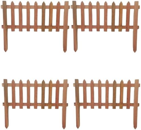 Cerca de Madeira 50 x 45 Kit com 4 Cercas