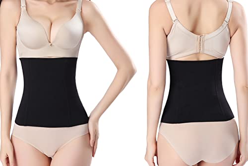 Kskshape Waist Trainer Shapewear For Weight Loss Tummy Control Body Shaper Breathable Waist Cincher,Black,Xl/Xxl(Fits Waist 29-32Inch) #TOP1