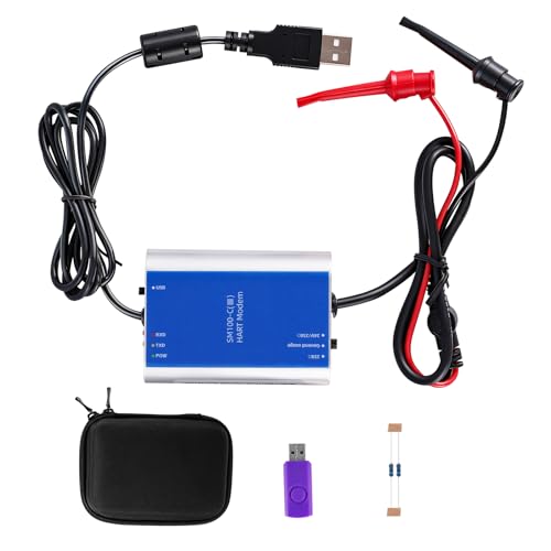 Image of YJINGRUI USB Hart Modem, USB to Hart Protocol Modem Convertor | Hart Transmitter, For Rosemount /E+H /Siemens /Cologne /Yokogawa /SIC, Supporting Windows XP /7 /10