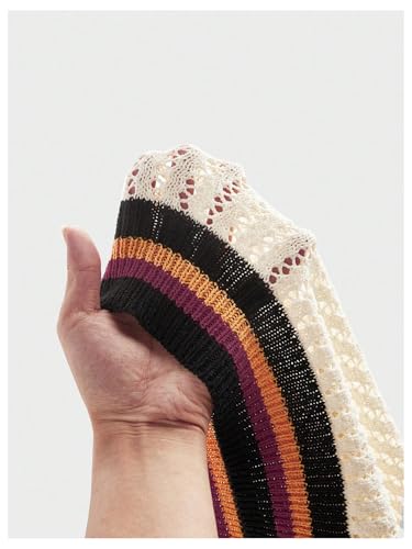 BEAUDRM Camisetas masculinas listradas de golfe manga curta gola V entalhada verão malha tops, Damas