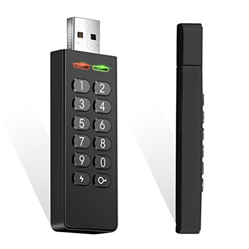 Encrypted Usb Drive, Innôplus Secure Flash Drive 256-Bit 16 Gb, U Disk Usb 2.0, Hardware Password Memory Stick For Personal Protection, Aluminum Shell With Fips Validated, Military Encryption Keypad #TOP4