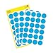 Produktbild AVERY Zweckform 3005 selbstklebende Markierungspunkte 96 Stück (Ø18mm, Klebepunkte auf 4 Bogen, Punktaufkleber zur Farbcodierung, runde Aufkleber für Kalender, Planer und zum Basteln, Papier) blau