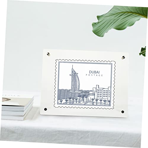 Tofficu 2 Unidades Expositor de notas display acrilico expositor acrilico suporte de exibição de not