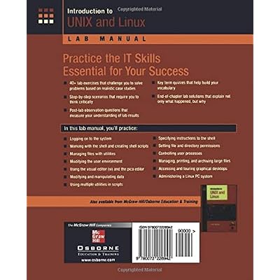 Introduction to Unix and Linux Lab Manual, Student Edition 1st Edition