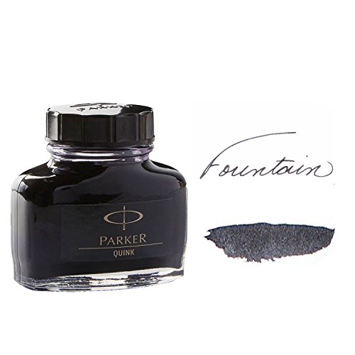 Parker Quink Ink Bottle, Black, 57 Ml (1950375) #TOP1