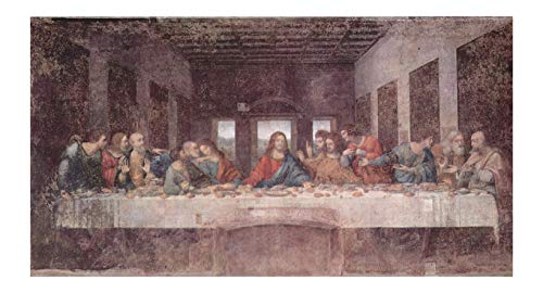 Dernière Cène de Da Vinci tableau XL mat encadré finition musée