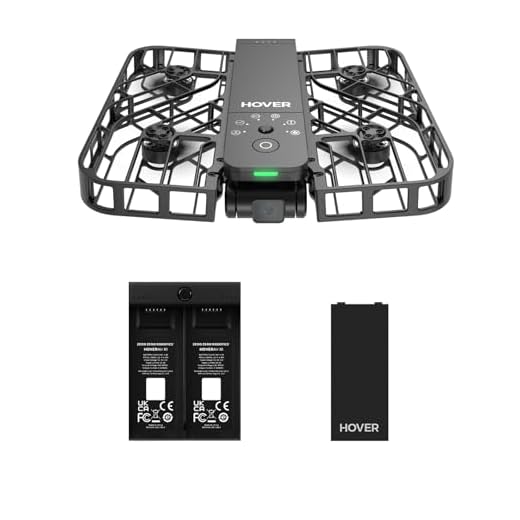 HOVERAir X1 Drone avec Camera, Drone Suivez-Moi avec Contrôle Mains Libres, Mine Drone avec Vidéo HDR, Trajectoires De Vol Intelligentes, Noir (Standard&Batterie&Station de Charge)