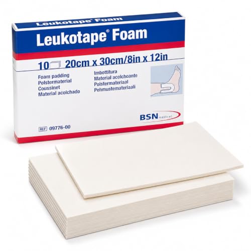 Leukotape Foam           que amortigua la presión cutánea bajo vendajes compresivos