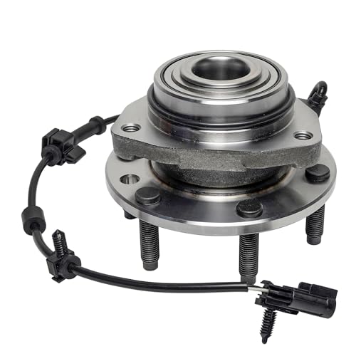 Image of Detroit Axle - 2 Front Wheel Bearing Hubs for 02-09 Chevrolet Trailblazer | EXT GMC Envoy XL XUV Buick Rainier Saab 9-7x Isuzu Ascender Bravada Wheel Bearing and Hubs Assembly Replacement