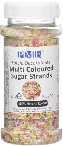 PME Fideos de Azúcar Multicolor PME 80 g