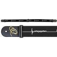 The black leather ends are printed with the O-label Material: Heavy-duty nylon Width: 50 mm