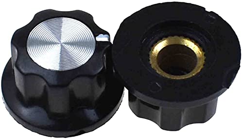 5Pcs MF-A01 MF-A02 MF-A03 MF-A04 MF-A05 Potentiometer Knob WH118/WX050 Rotary Switch Electronic 6mm (MF-A04)