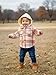 YOUNGER STAR Toddler KidsBaby Boys Hooded Plaid Shirt Classical Shirt Hooded Jacket Fall Winter Clothes (Tangerine pink plaid, 12-18 Months)