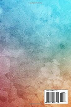 Notebook: Lined Notebook Journal - Orange Blue Watercolor - 120 Pages - (6” x 9”)