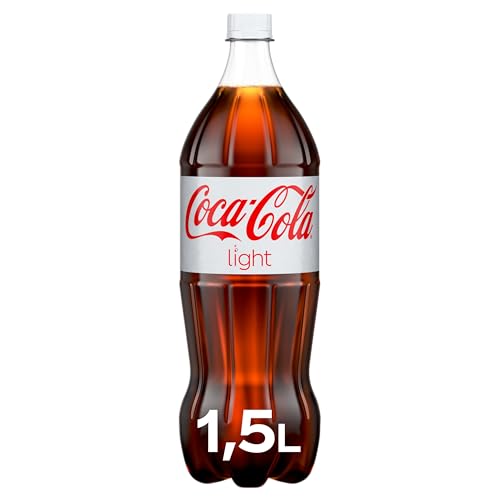 Coca-Cola Light - prickelndes Erfrischungsgetränk mit originalem Coke-Geschmack - ohne Zucker und ohne Kalorien - koffeinhaltiger Softdrink in Einweg Flaschen 4 x 1500 ml