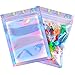 100 Sacchetti Mylar Richiudibili 3,5 G - Cali Sacchetti Per Alimenti A Prova Di Odore Con Chiusura Lampo - Perfetti Per Biscotti, Tè, Snack (MIX-A, 12,2 X 8,9 Cm)