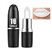 GL-Turelifes Halloween Matte Lipstick, Long Lasting, Non-stick Non-fading Black Lipsticks Vivid Vampire lipsticks for Masquerade, Cosplay, Halloween Makeup (#27 White)