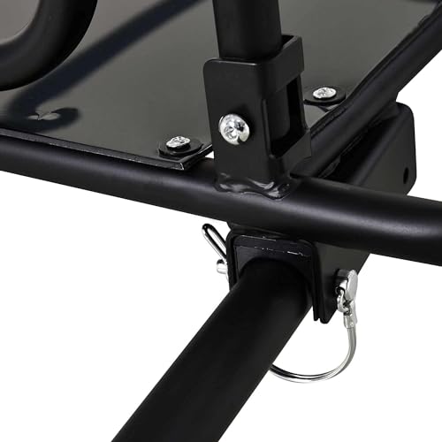 Evcitn Foldable Bike Cargo Trailer Bicycle Cart Wagon Trailer w/Hitch, 16\'\' Wheels, 143 lbs Max Load - Black