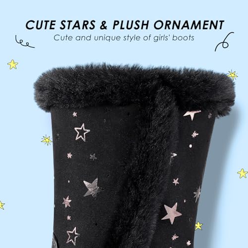 Girls Winter Boots Kids Cowgirl Boots Girl Combat Knee High Boot Girls Dress Shoes3