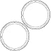 Instant Pot 2-Pack Sealing Ring 8-Qt, Inner Pot Seal Ring, Electric Pressure Cooker Accessories, Non-Toxic, BPA-Free, Replacement Parts, Clear