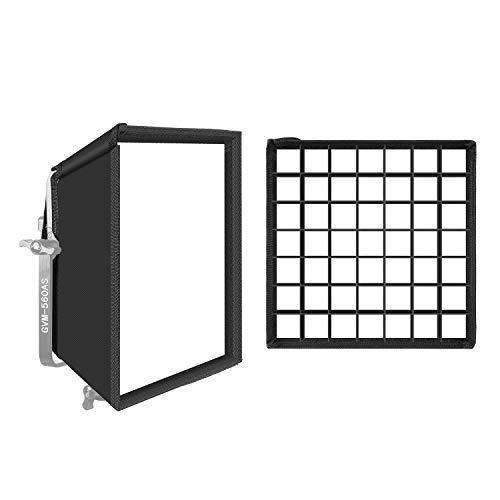 GVM Softbox für LED Videolicht der Serien 800D, 480LS, 560AS, Zubehör für Videobeleuchtung 800D, 480LS, Softbox für…