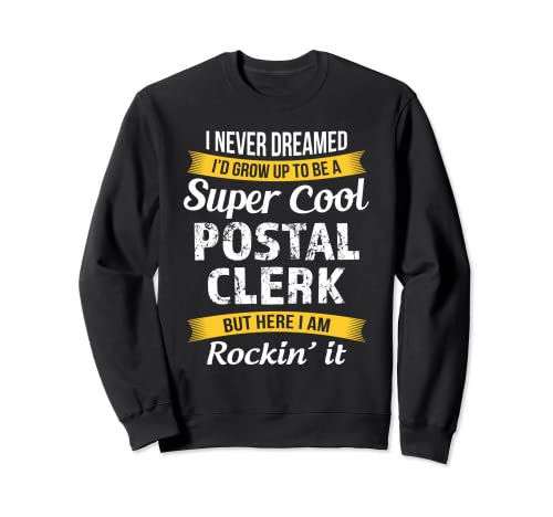 Postal Clerk Funny Gifts Postal Service Clerk Sweatshirt
