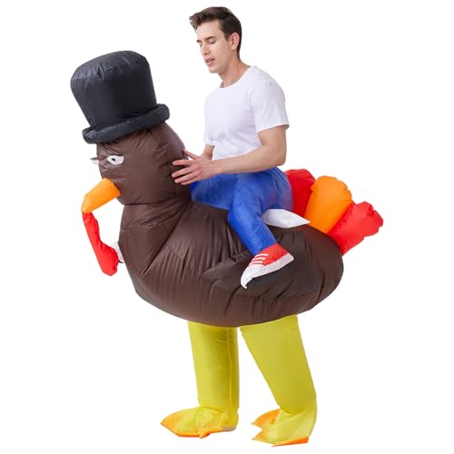 Costume de dinde gonflable pour adulte pour trouver un déguisement original sans effort