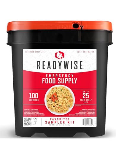 Image of READYWISE Emergency Food Survival Supply Favorites Bucket, 100 Servings
