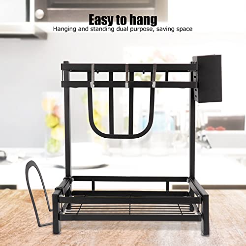 Portaspezie A 2 Livelli OROPY - Scaffale Metallico Regolabile Per Cucina